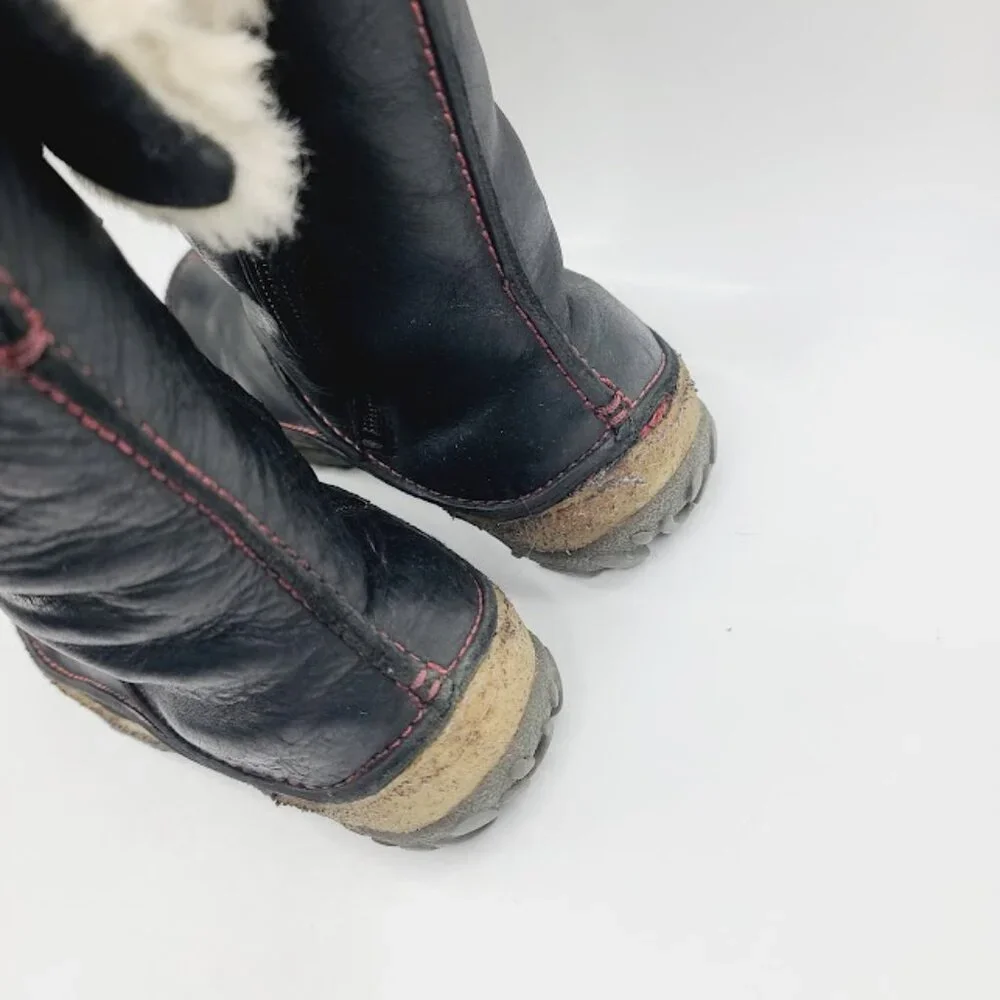 Merrell Women's Black Oslo Waterproof Slip-On Ankle Winter Snow Boot Size‎ 6.5